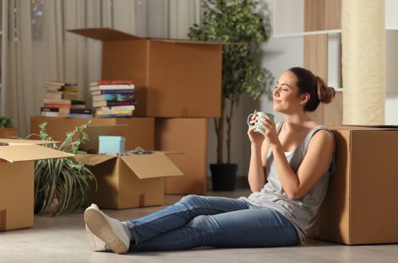 A Renter in a Marion, VA Apartment Relaxing After Signing up for Renter's Insurance 