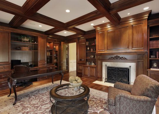 A Library inside of a home in Marion, VA with High Value Homeowners Insurance 